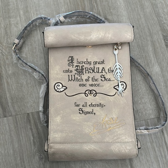 Little Mermaid Ursula Scroll Backpack - Picture 1 of 5